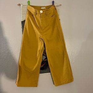 Whimsy and Row Flora Pant Cropped Size 28